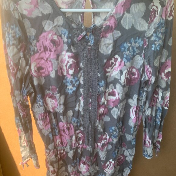 Children's Place Dark Floral Dress - Picture 5 of 8